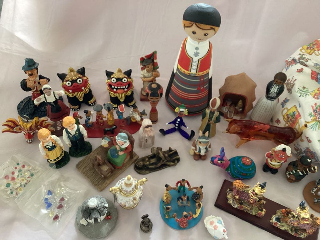 世界民芸品セット 伝統工芸品　海外旅行土産　合計33個まとめ売り　バラエティ