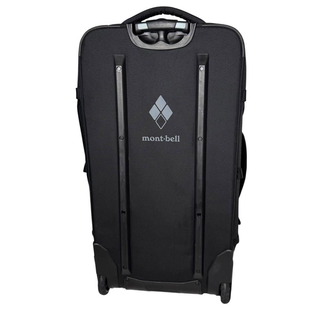 【美品】モンベル ウィーリーバッグ80L キャリーバック 旅行カバン ブラック