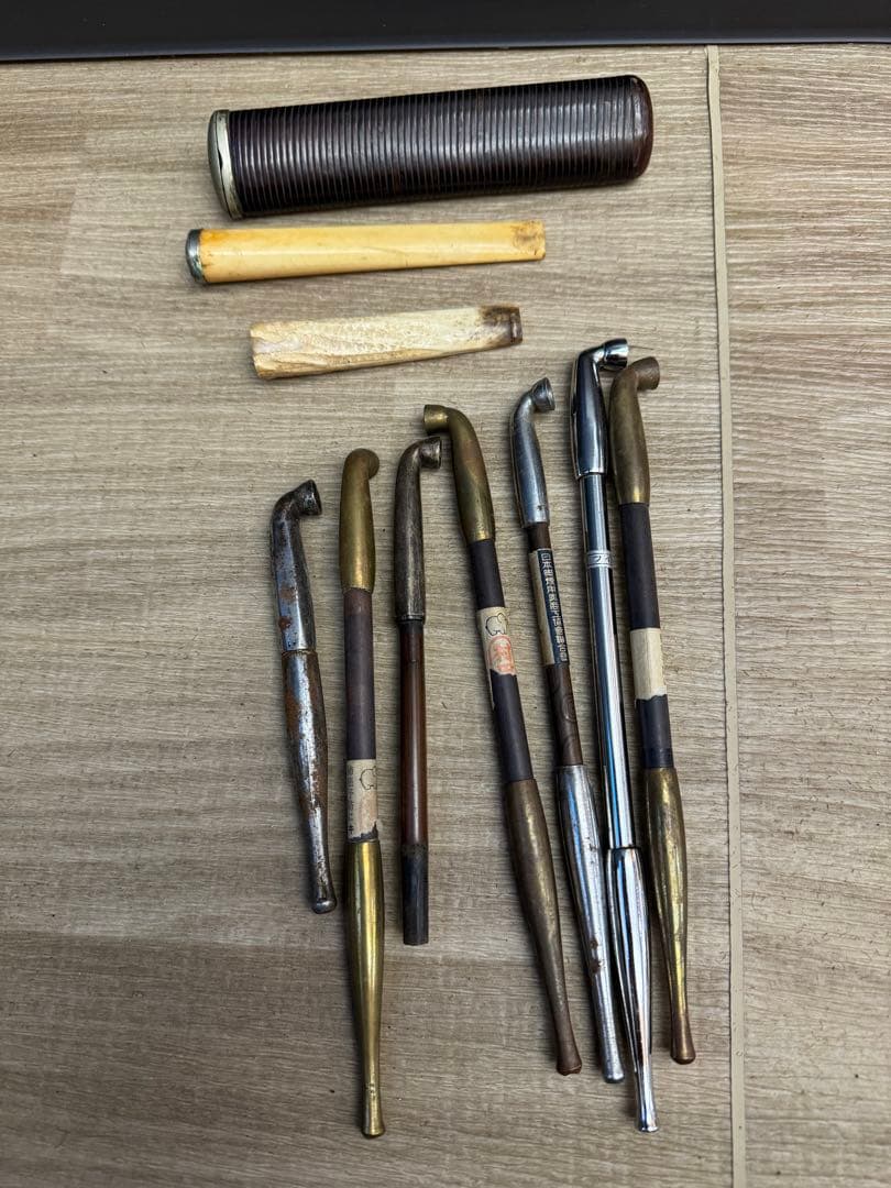 1526 アンティーク　煙管　キセル　パイプ　煙道具　まとめ売り　時代物