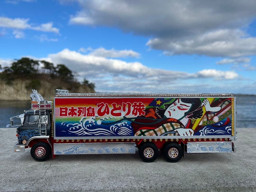 トラック野郎一番星北へ帰るデコトラプラモデル
