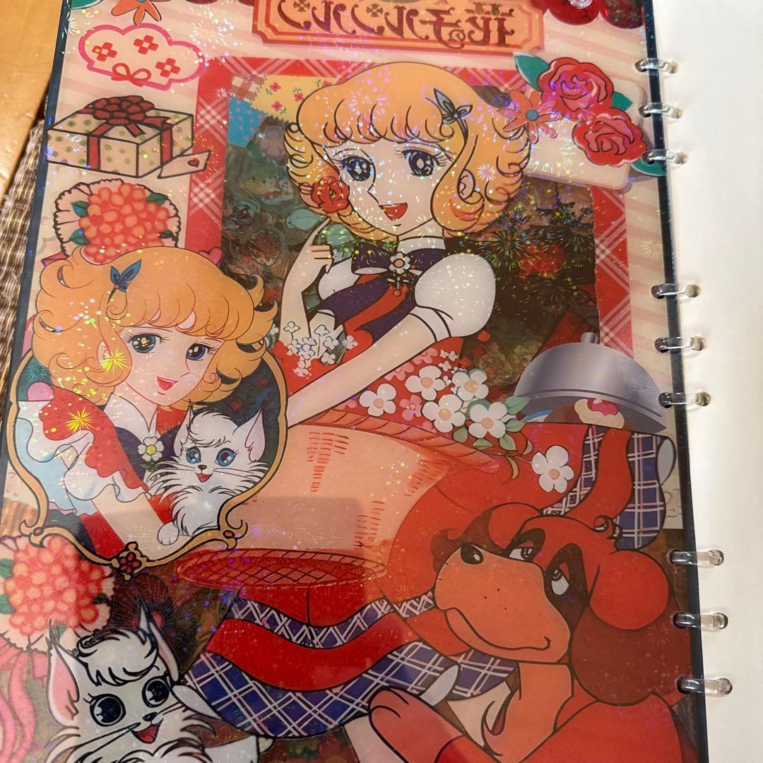 新品　シャカシャカノート　A4サイズ　昭和レトロ　花の子ルンルン