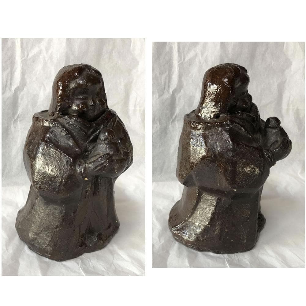 e2075 お福人形 鵤幸右衛門 東福寺 人形屋 幸右衛門 お多福 お福