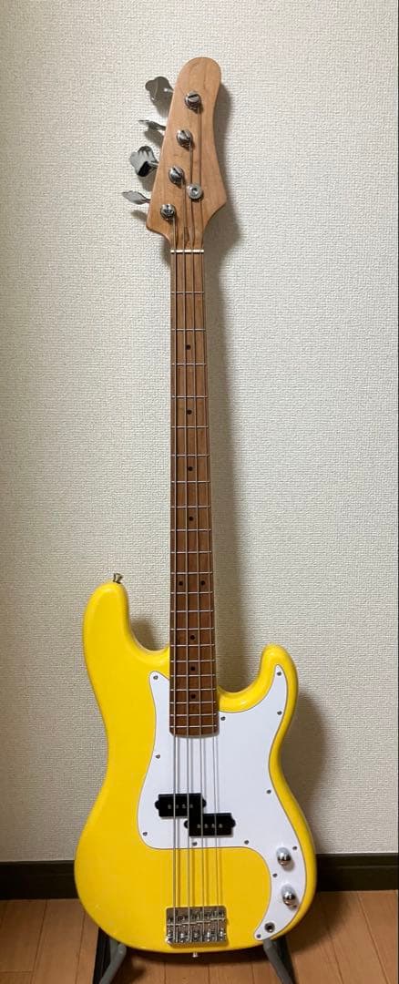 PLAYTECH PB480 Yellow【カーボナイズド・メイプルネック】