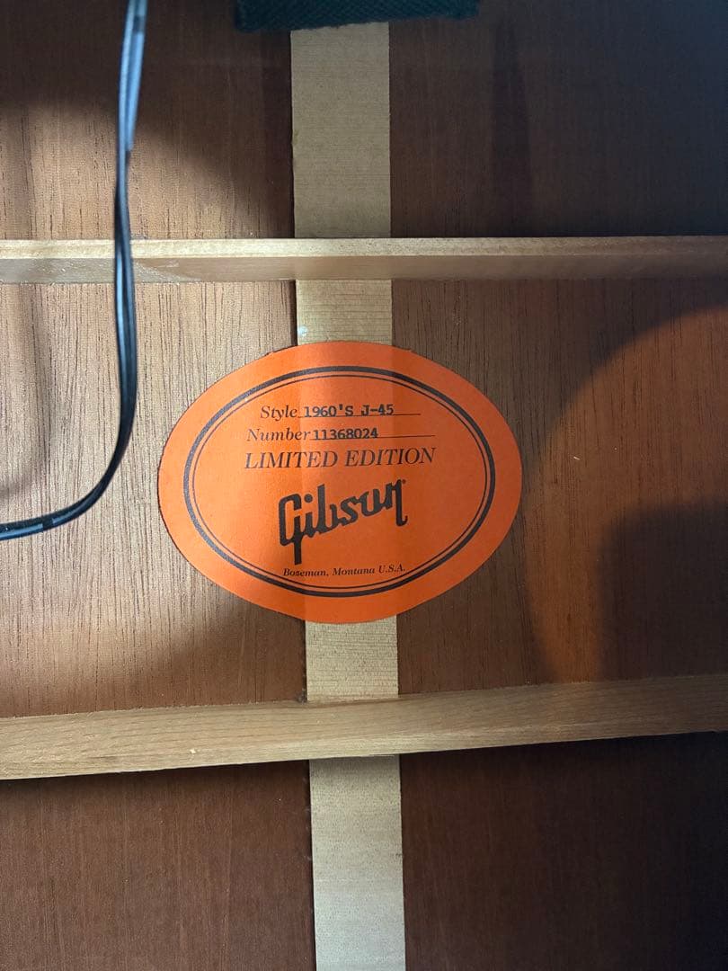 ギター Gibson 1960s J45 WR 2018