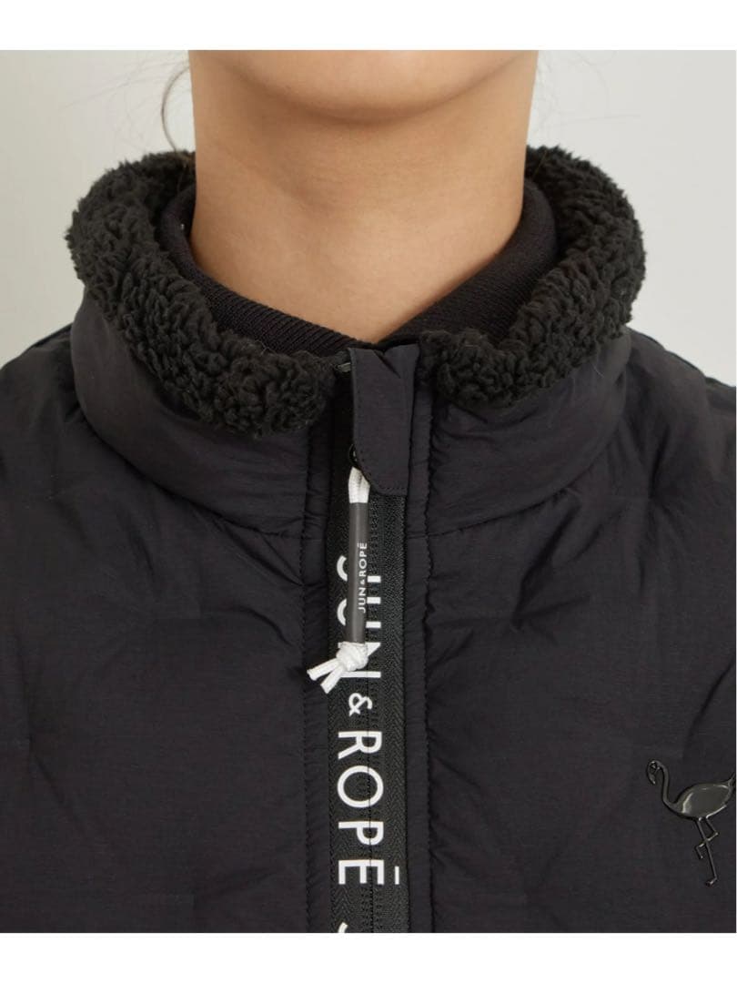 【撥水】【保温】ナイロンストレッチダウンワンピ