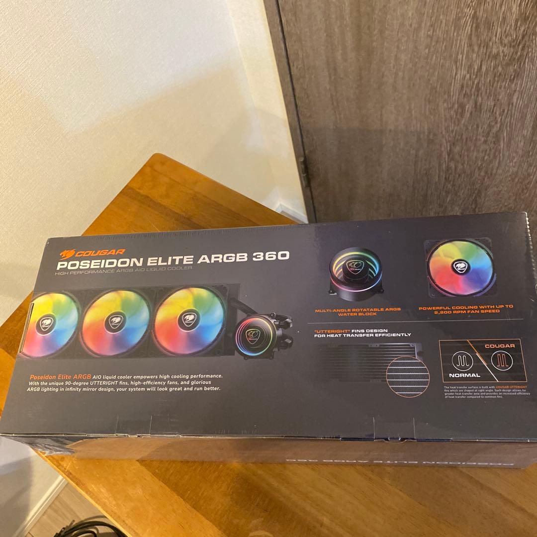 PC用ファン・クーラー COUGAR POSEIDON ELITE ARGB 360