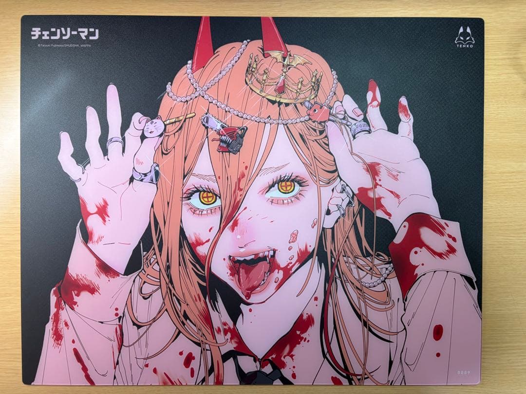 Arbiter Studio チェンソーマン パワー ガラスマウスパッド