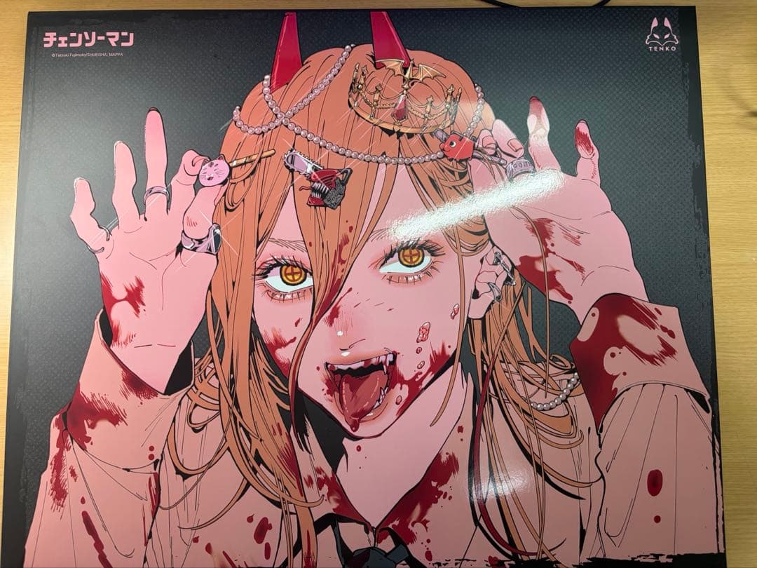 Arbiter Studio チェンソーマン パワー ガラスマウスパッド