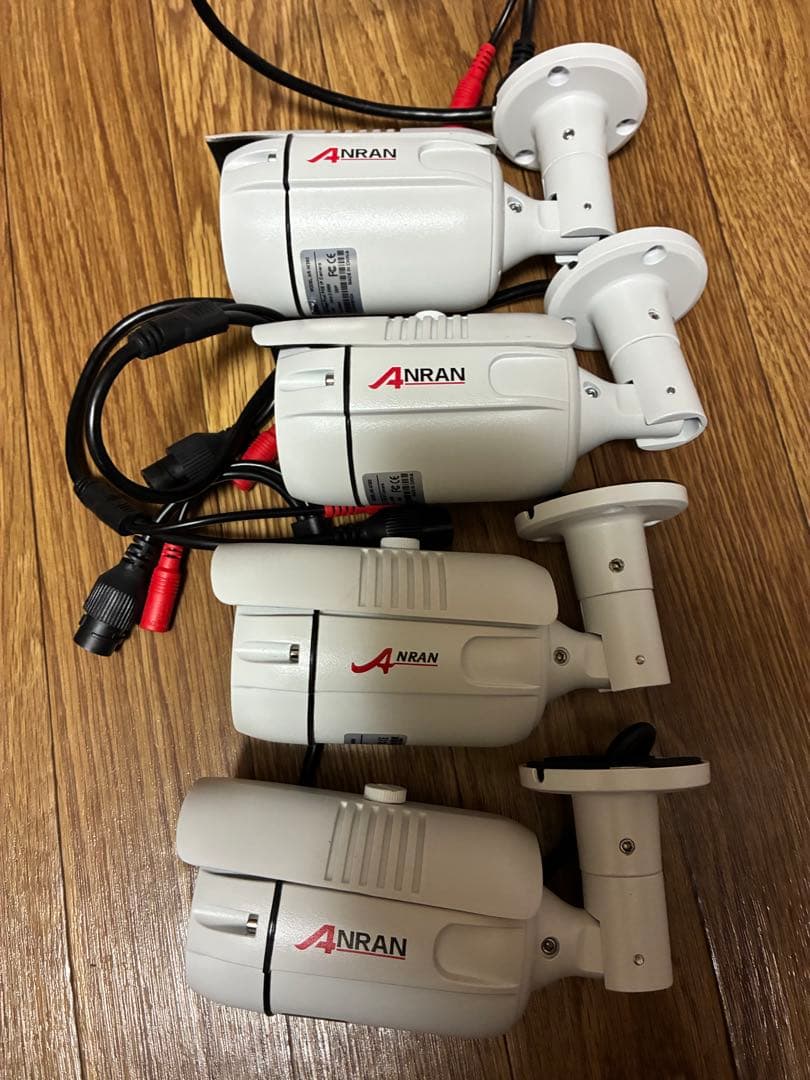 ANRAN POE型　防犯カメラ 4台セット