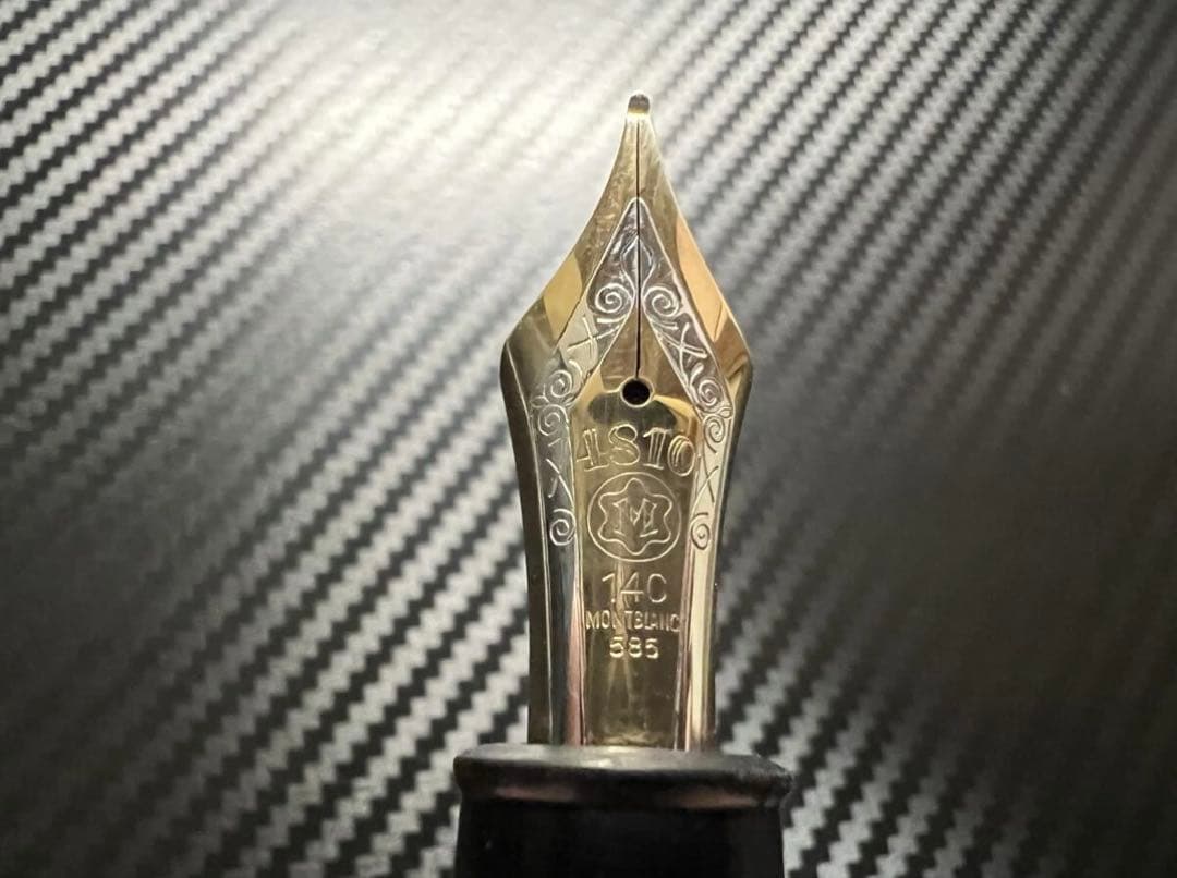 希少 完動品 モンブラン 149 万年筆 テレスコープ式 1950年代 EF
