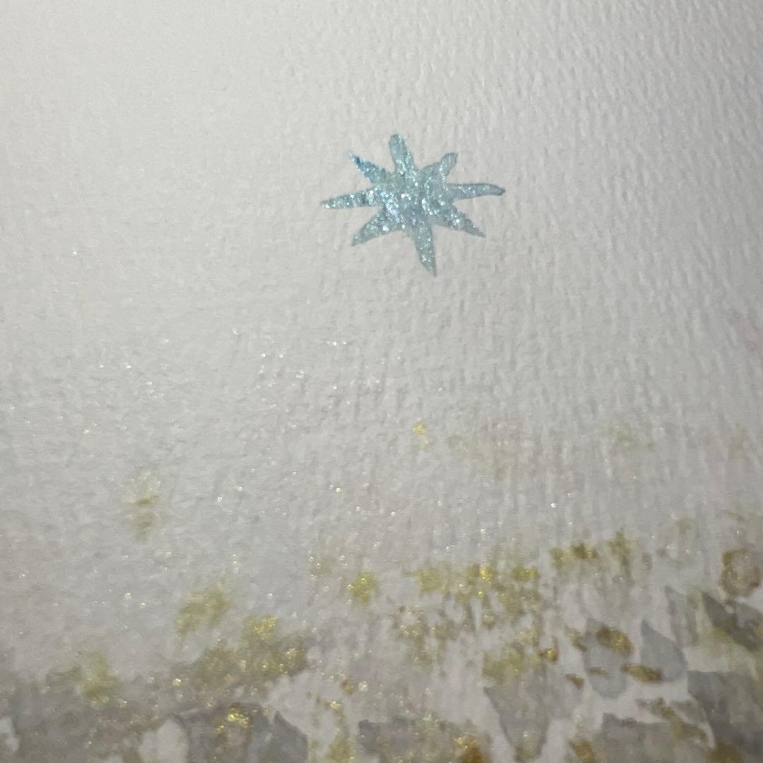 『一番星』 水彩画 原画