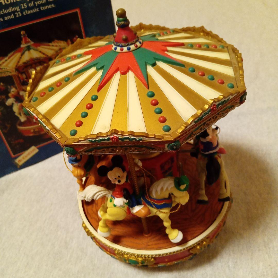 【レトロ】クリスマス　ディズニー　電子　オルゴール　メリーゴーランド