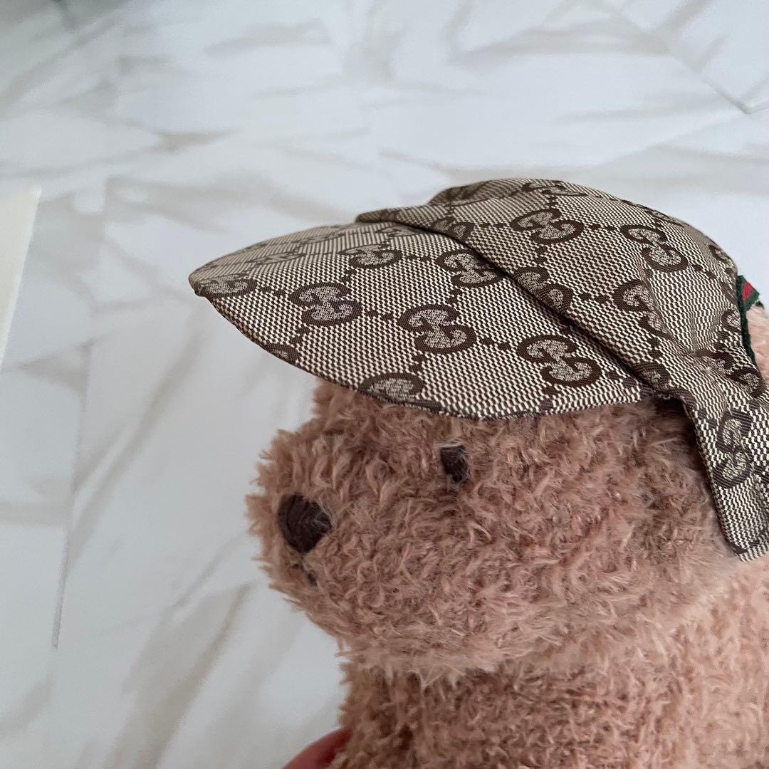 ✨正規品✨グッチ表記タグ付　GUCCI ペット用　キャップ　サンバイザー　犬　猫