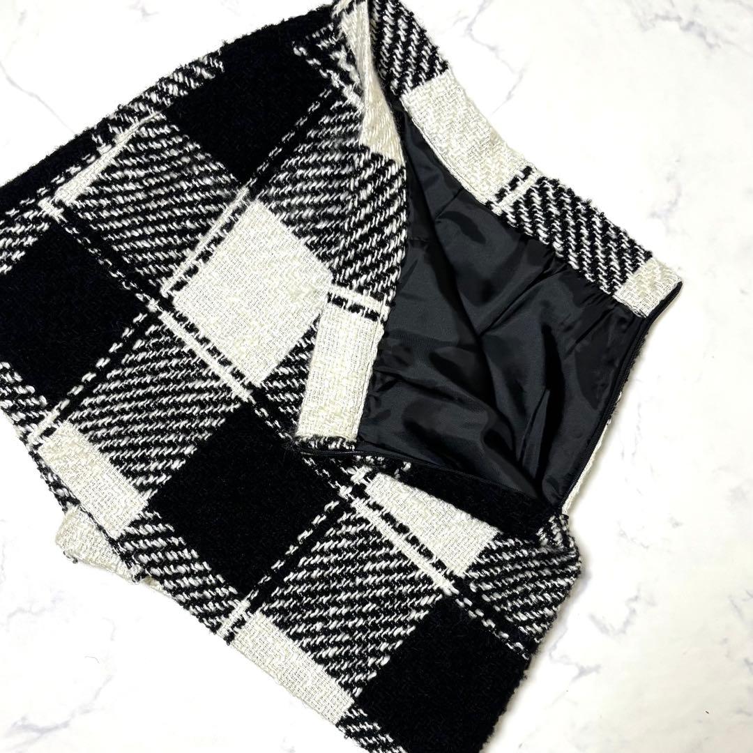【美品】 sheller ブロックチェック キュロット