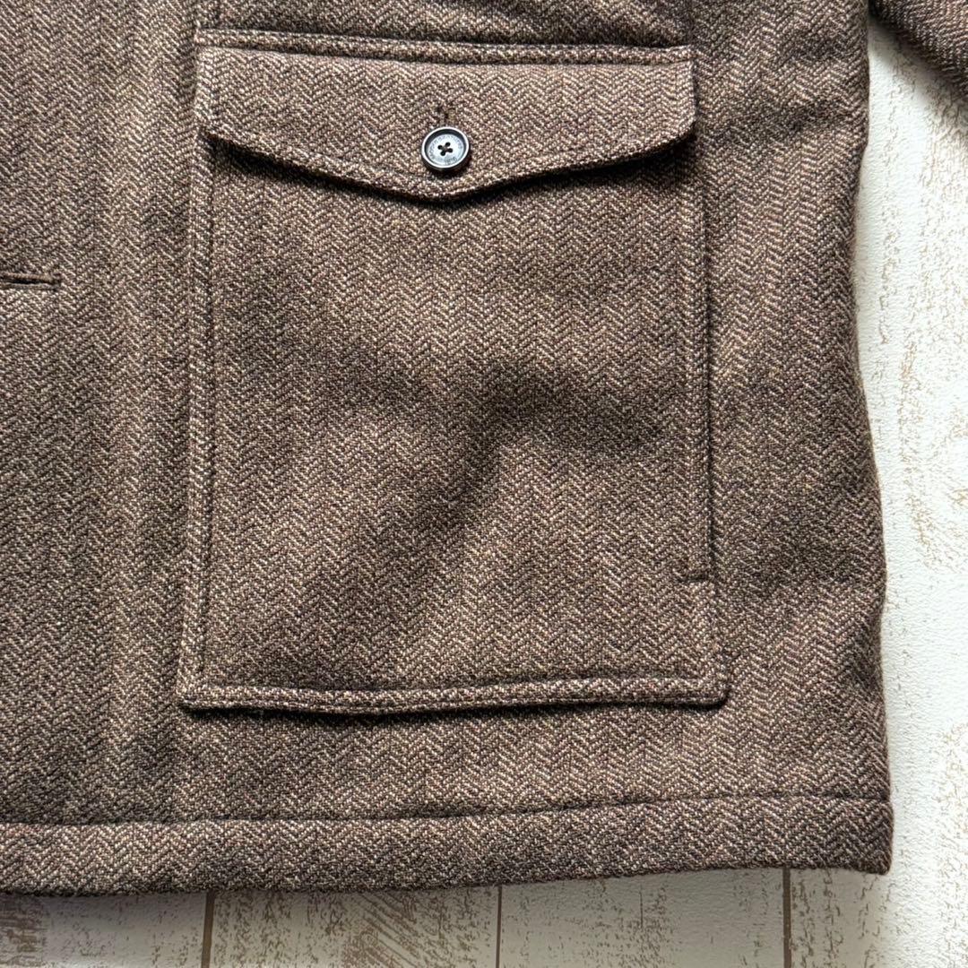 90's【ブルックスブラザーズ】ヘリンボーンツイード　フィールドジャケット