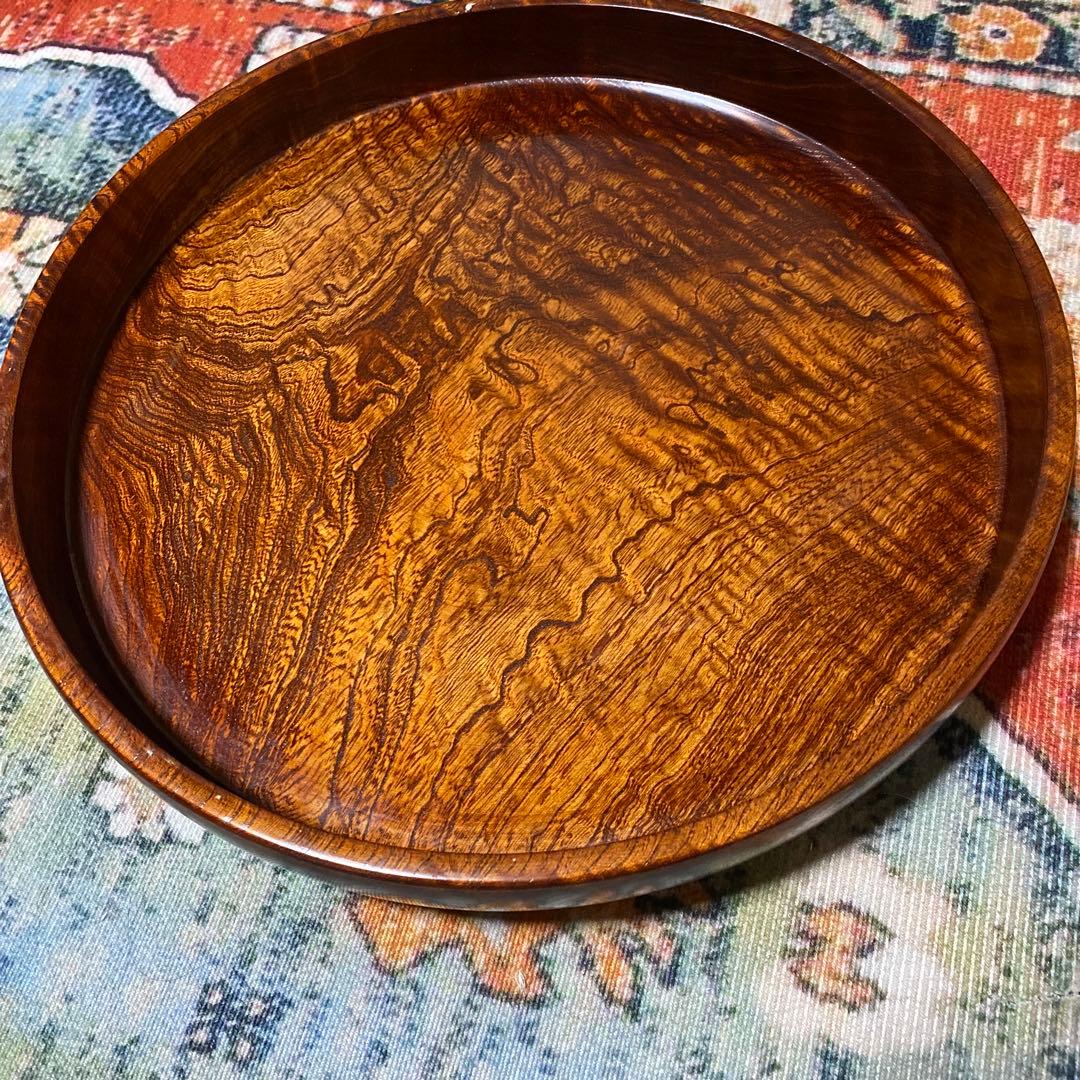 お値下げしました★骨董品★木目最高級品　ケヤキ　茶櫃　ちゃひつ　新品未使用