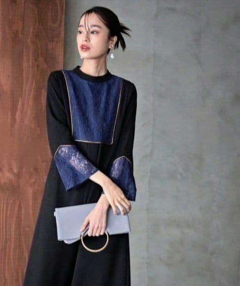 美品 Callarus カラルス 結婚式 ワンピースドレス LL 大きい 洗える