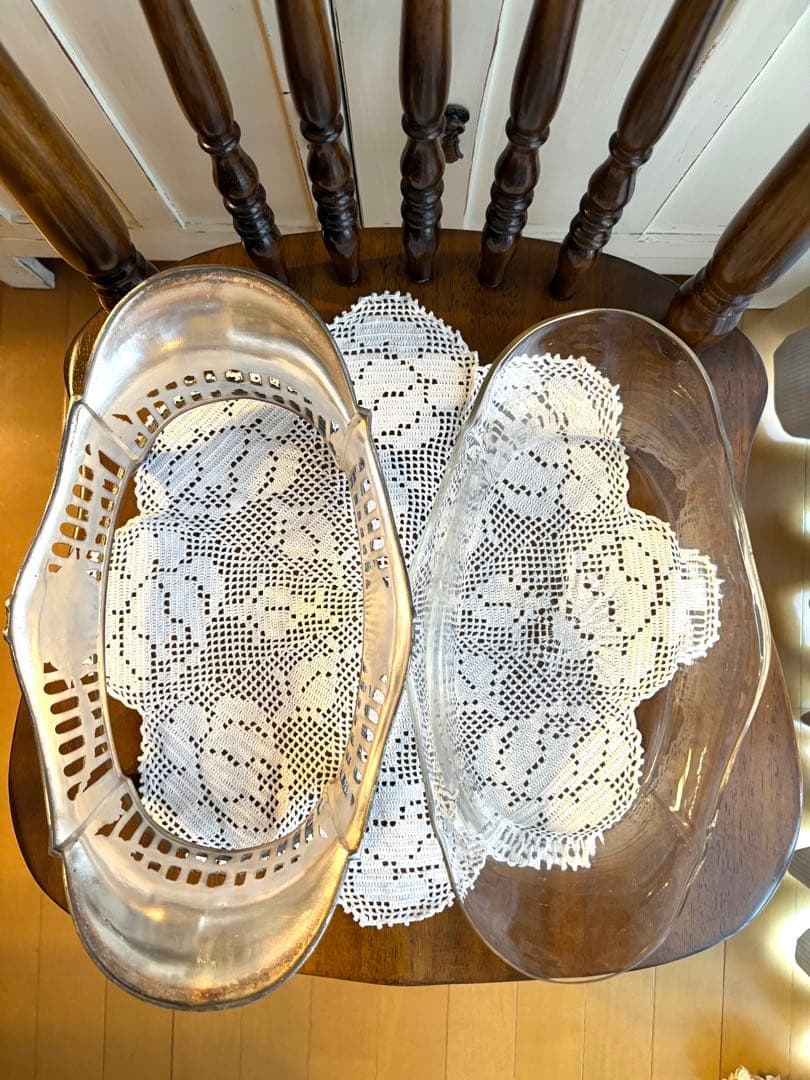 ♡ フランスアンティーク　ジャルディニエール　ローズガーランド　リボン　オルモル