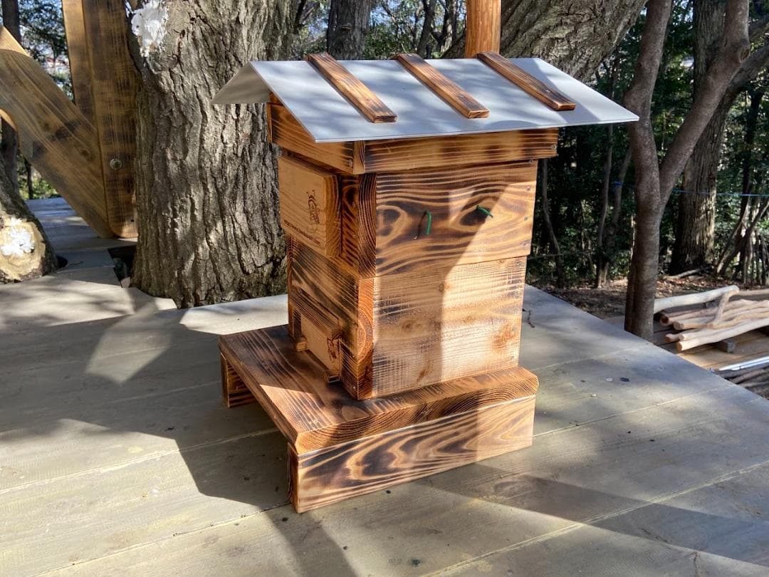 日本蜜蜂重箱式巣箱　待受け探索最小セット