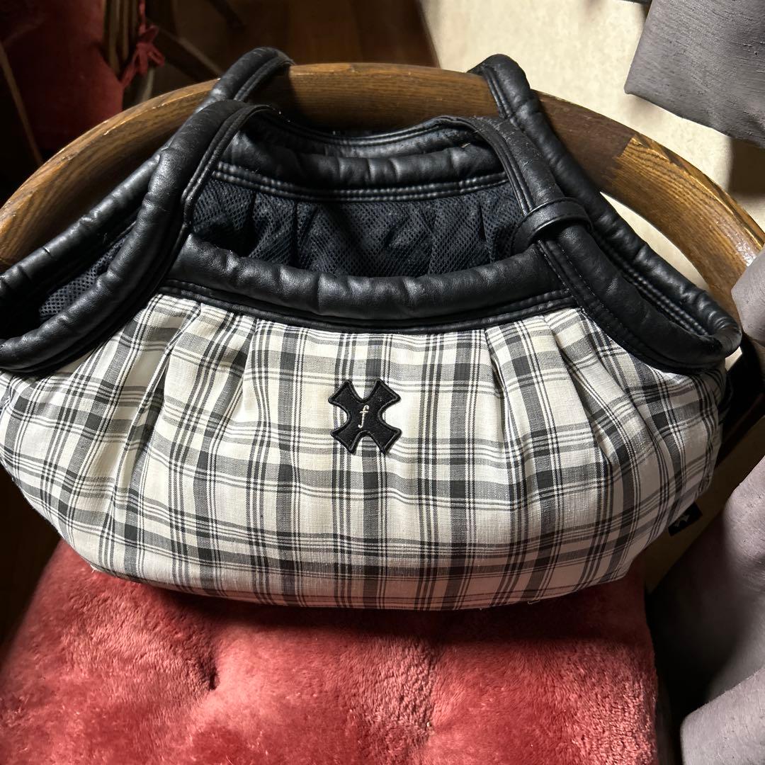 designfデザインエフマシュマロバックチェックS 3キロまでの小型犬用