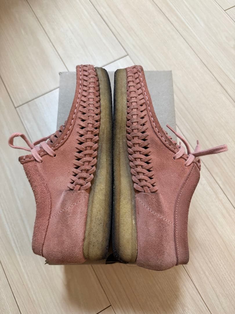 CLARKS×SUPREME WALLABEE \"PINK\" ワラビー uk7
