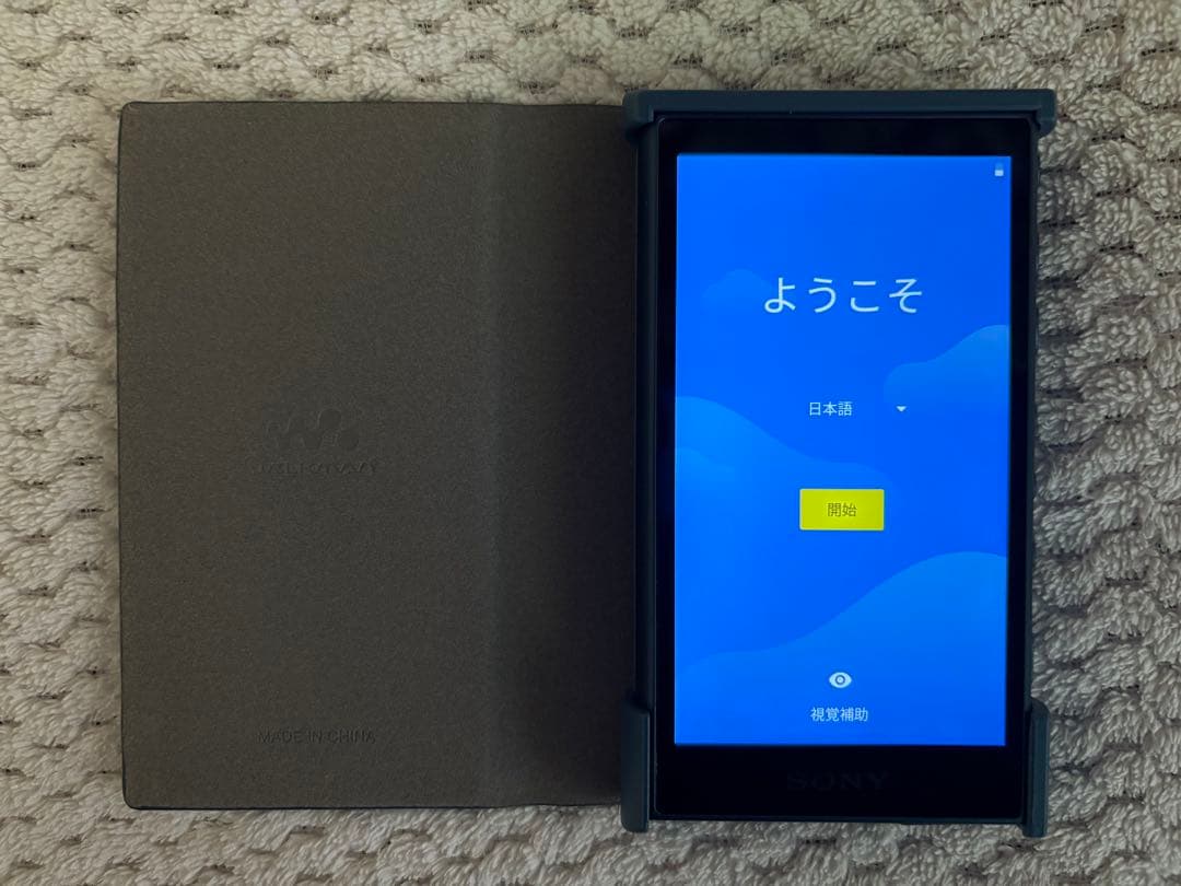 WALKMAN SONY NW-A106 32GB ブルー ＋ 手帳型ケース
