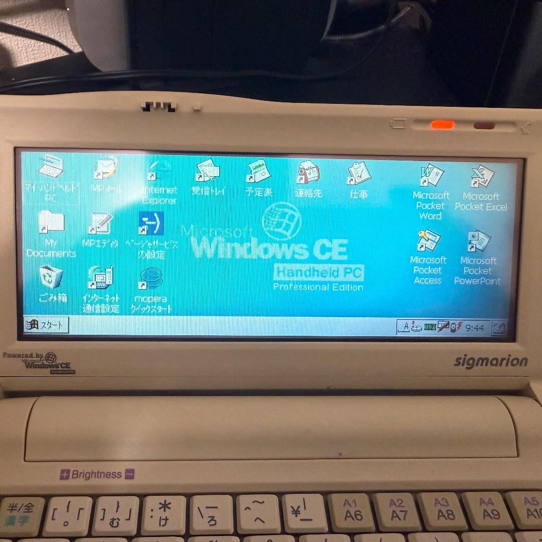 【動作品/美品】NEC/ドコモ シグマリオンⅡ ゼロハリバートン