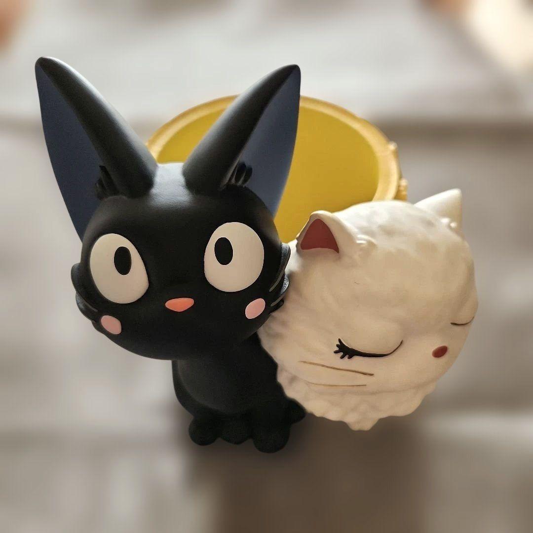 【新品同様】ジブリ プランターカバー 魔女の宅急便ジジとリリー ジオラマBOX