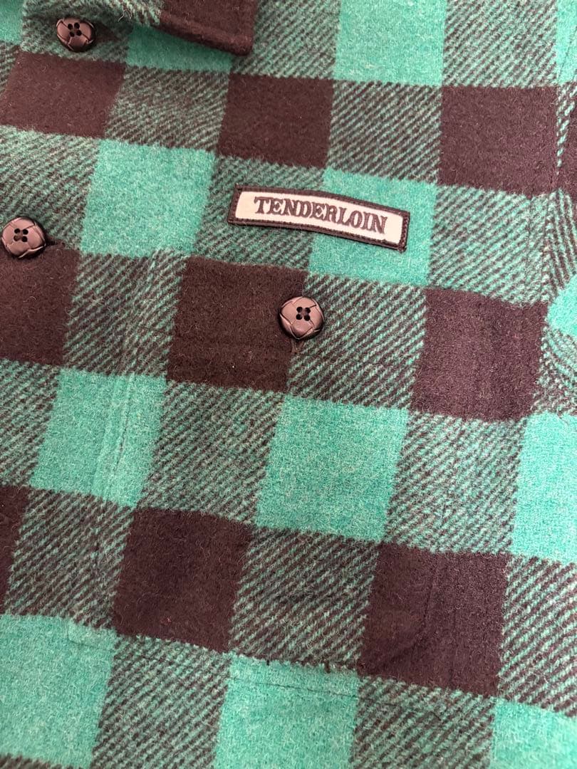 TENDERLOIN バッファローチェックジャケット グリーン