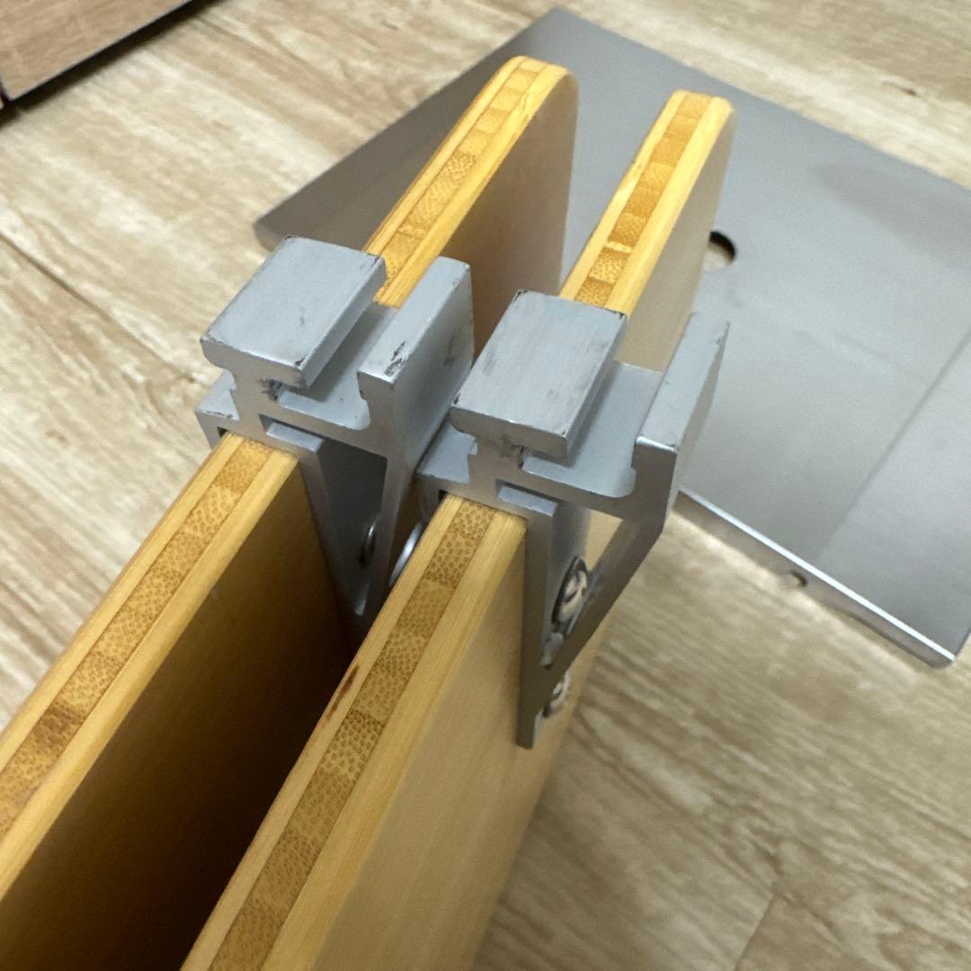 スノーピーク　スライドトップハーフ竹　２枚 ステンレストレー １枚