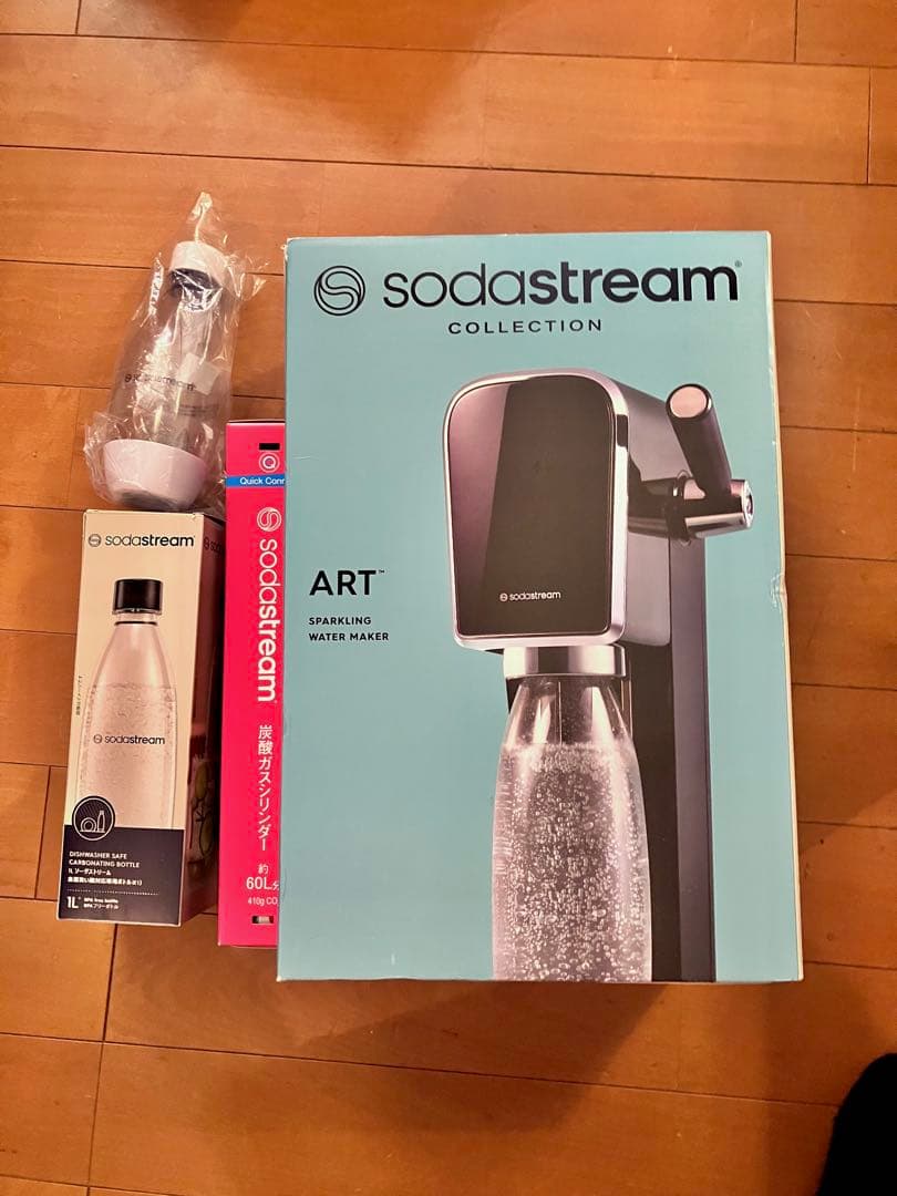 sodastream ART 炭酸水メーカー　スターターキット(4点セット)