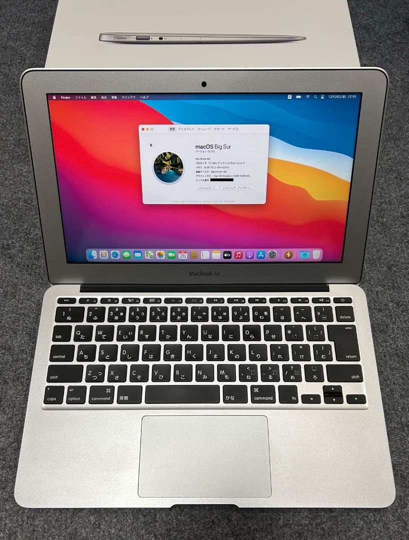 MacBook Air i7 8Gb 11インチ 新品1TbSSD 傷無し極上品