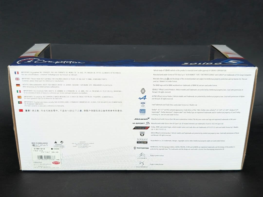 SOLIDO 1/18 RENAULT5 TURBO ヨーロピアンカップ1984