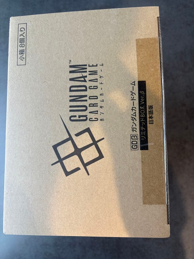 ガンダムカードゲーム リミテッドBOX ver.β 日本語版 未開封