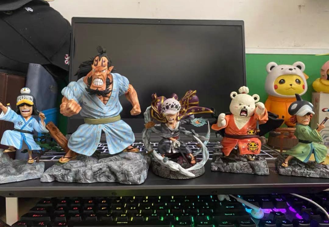 ワンピース  G5 ハートの海賊団 5点 ガレージキット ガレキ スタチュー