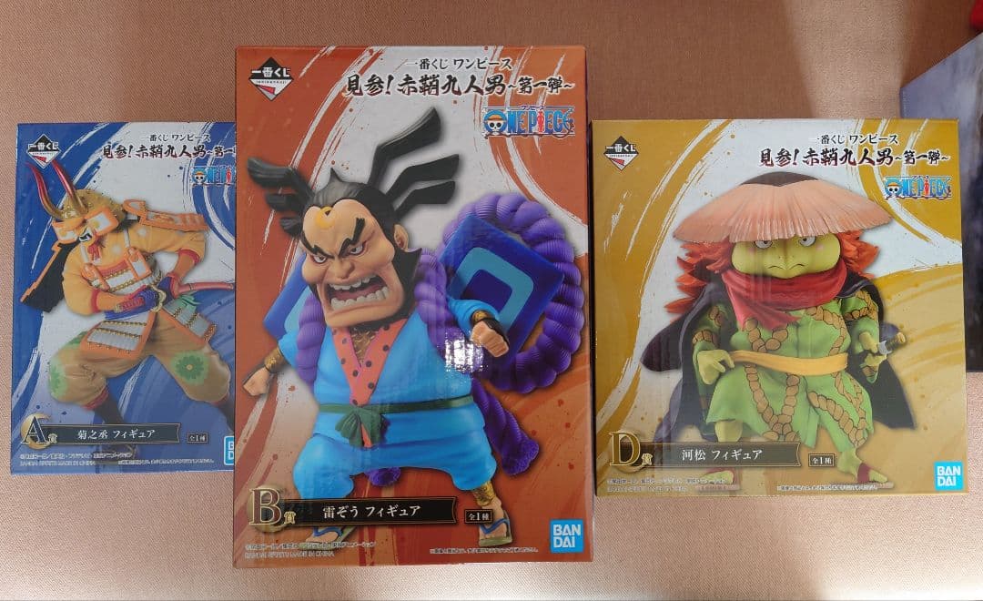 ONE PIECE　見参！赤鞘九人男　フィギュア　一番くじ
