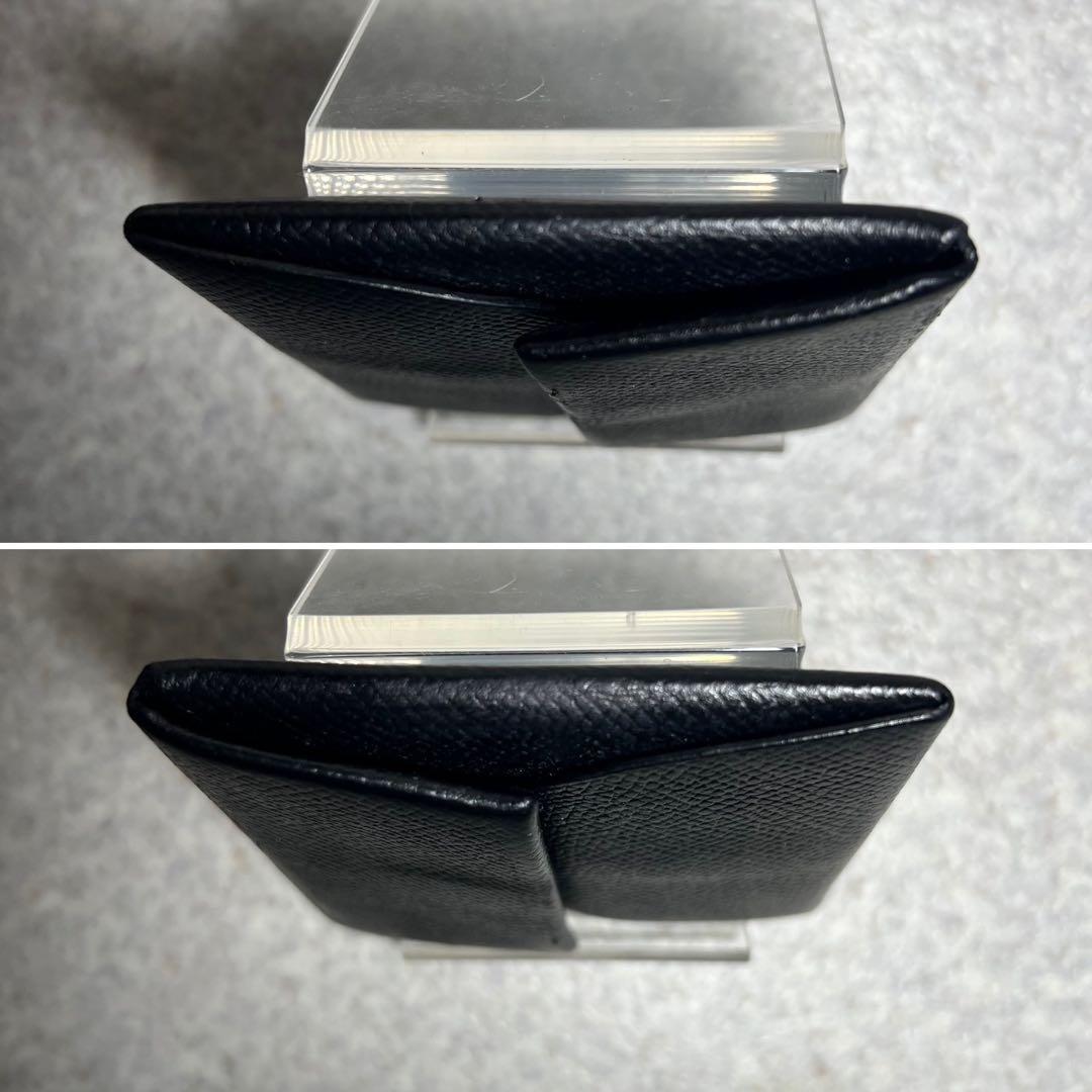 HERMES バスティアブラック レザー ケース