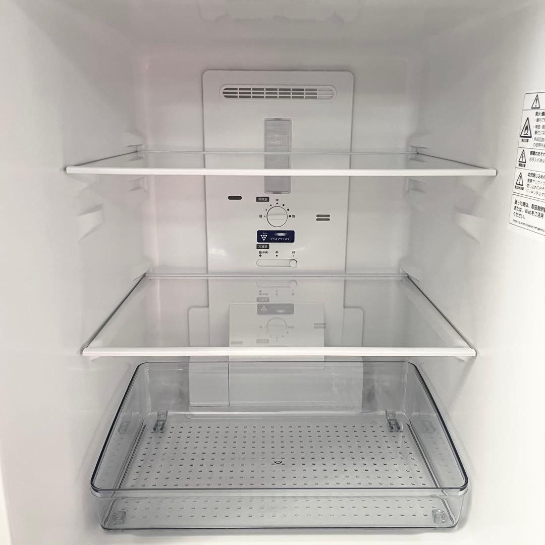 2ドア(つけかえ可能)冷蔵庫 SHARP SJ-GD15J-B 2022年製