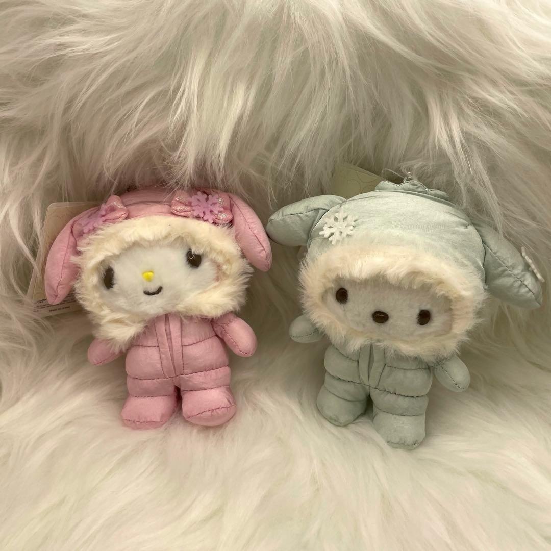 マイメロ　ポチャッコ　クロミ　ポムポムプリン　ぷくぷくウィンター　マスコット