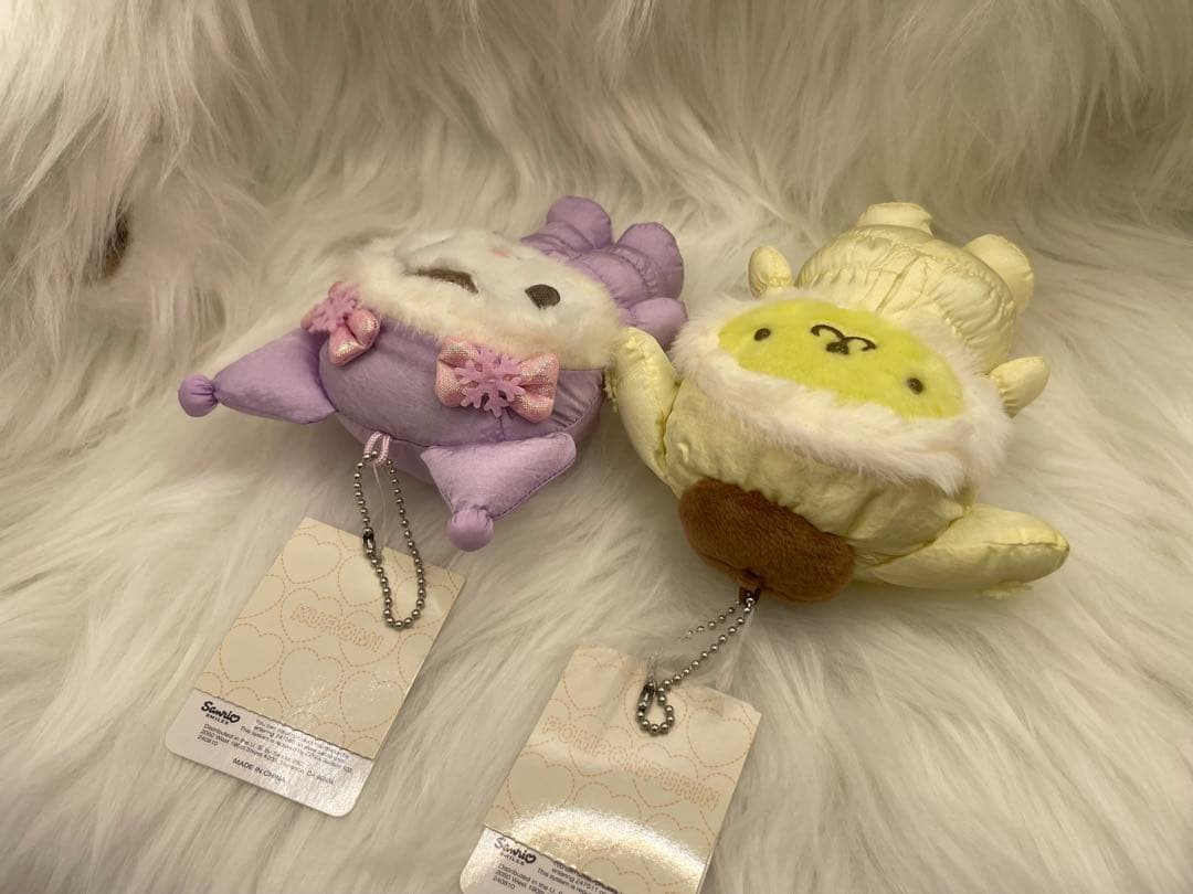 マイメロ　ポチャッコ　クロミ　ポムポムプリン　ぷくぷくウィンター　マスコット