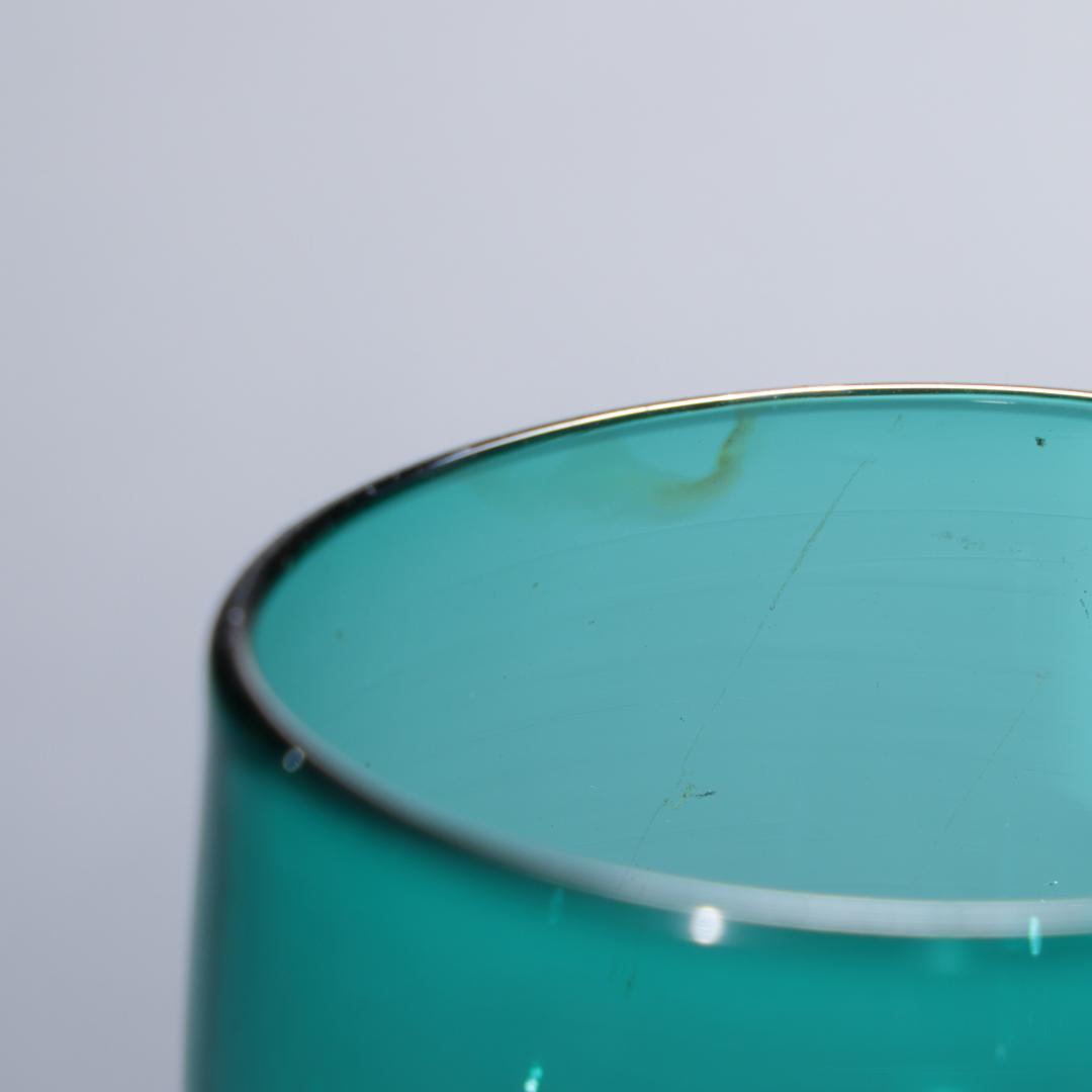 アンティークグラス　レーマーグラス　グリーン　ゴブレット　R1339ダI