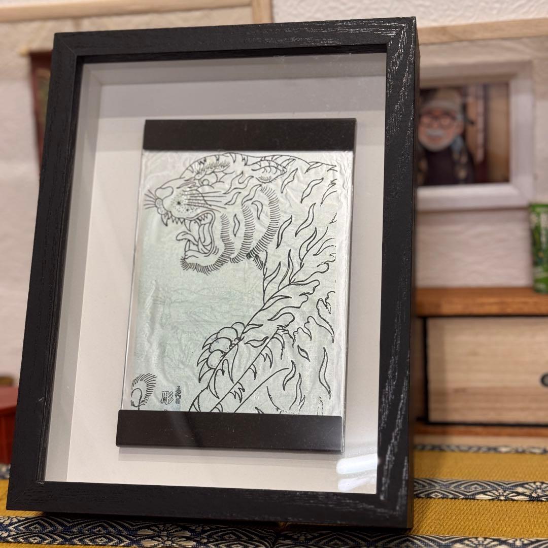 和彫・五代目彫光作品・リフレクトプリント