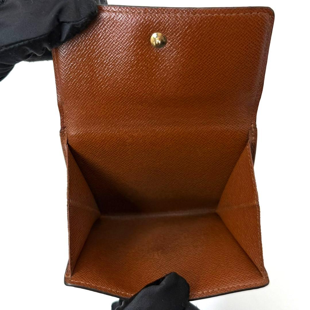 良品 ルイヴィトン モノグラム ポルトモネ ビエ カルトクレディ Wホック 財布