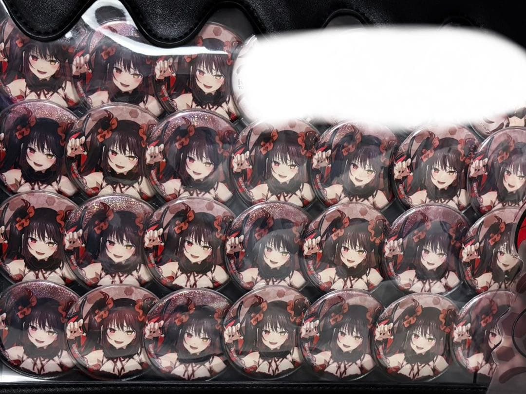 時崎狂三 小悪魔 缶バッジ デート・ア・ライブ デアラ ゲーマーズ