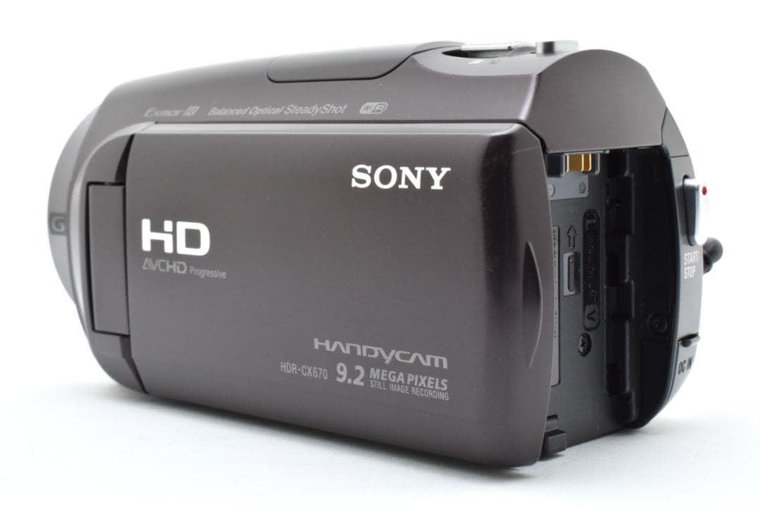 【美品】SONY Handycam HDR-CX670 ボルドーブラウン