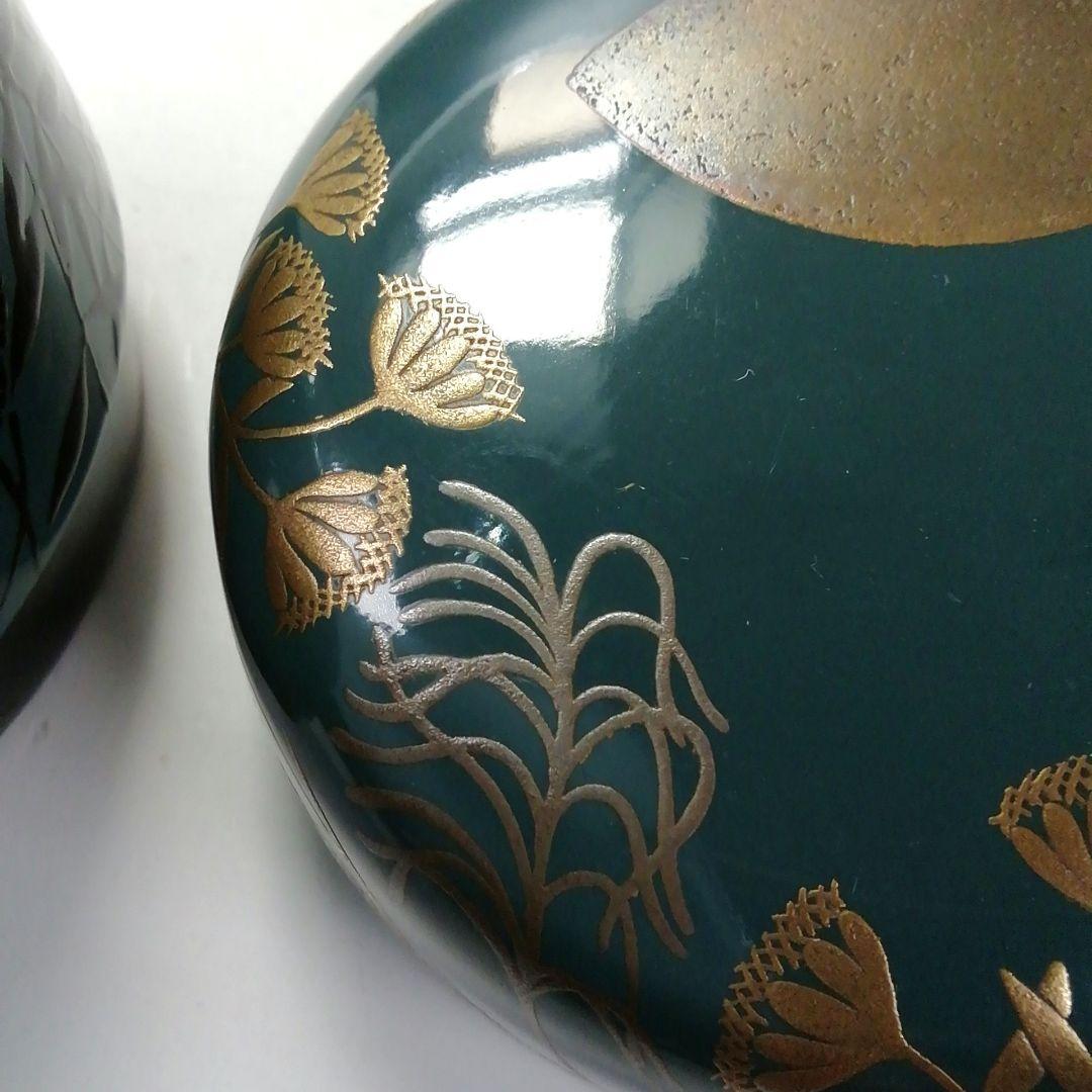 Ｓ７１６　棗　『秋の宵』『月に秋草　内鈴虫蒔絵』『志路川作』　共箱　茶道具