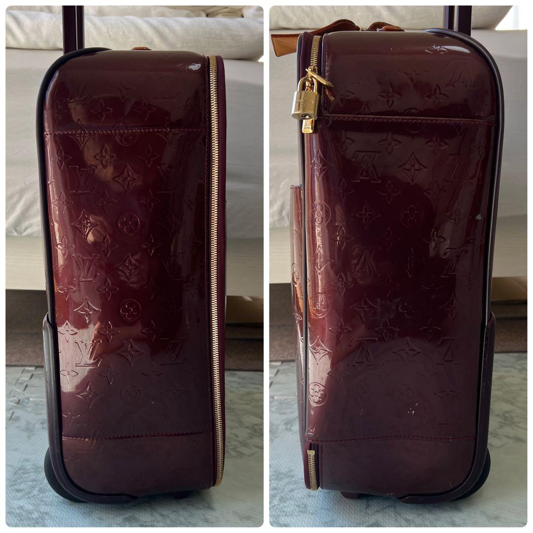 希少✨ルイヴィトン ペガス45 ヴェルニ モノグラム レザー キャリーケース