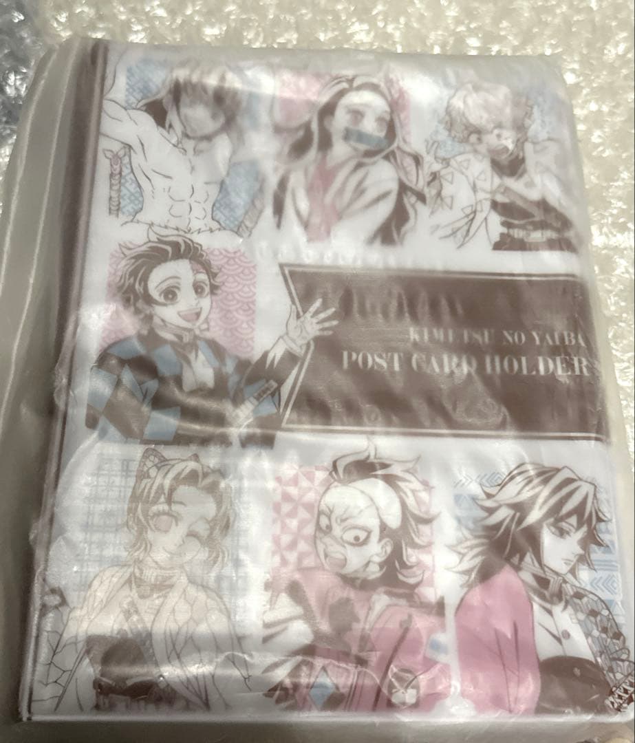 【未開封】鬼滅の刃　ワールドツアーカフェ2024 ポストカードホルダー義勇無一郎