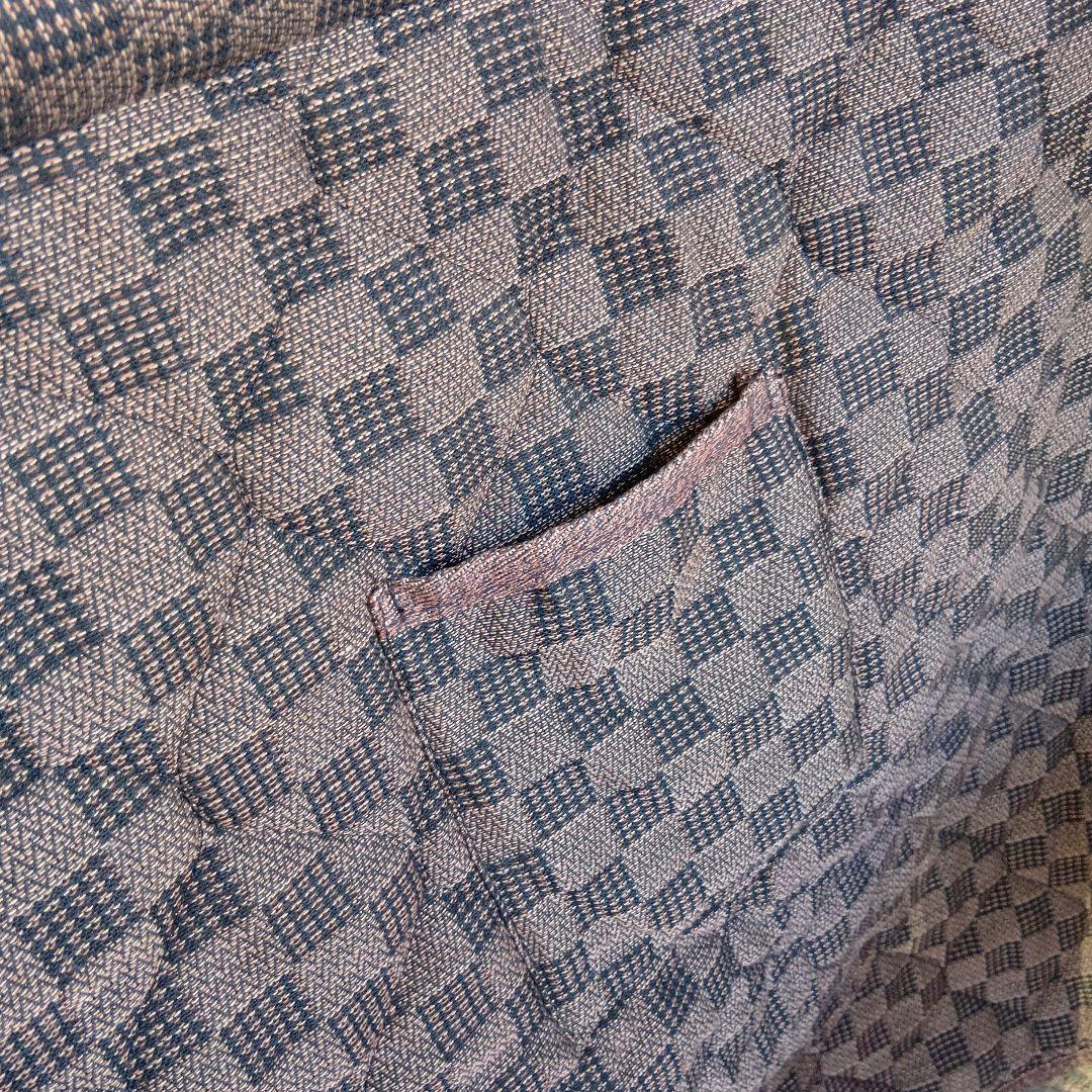 茶色チェック柄 テーブル用　こたつ布団