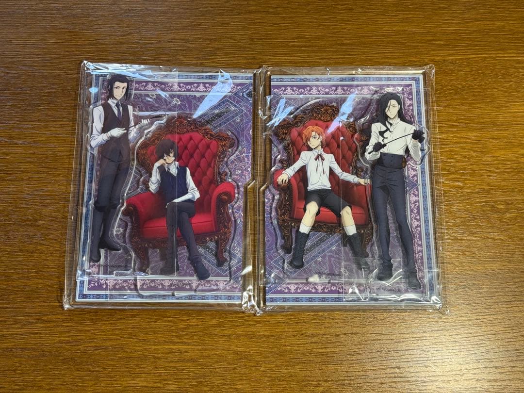 文豪ストレイドッグス アクリルスタンド2セット 太宰治 中原中也 森鴎外 蘭堂